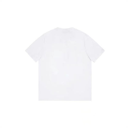 STUSSY BEND LOGO TEE WHITE