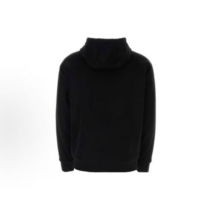 PRADA Prada FW23 Logo Letter Print Hooded Zip-Up Long-Sleeved Jacket for Men - Black