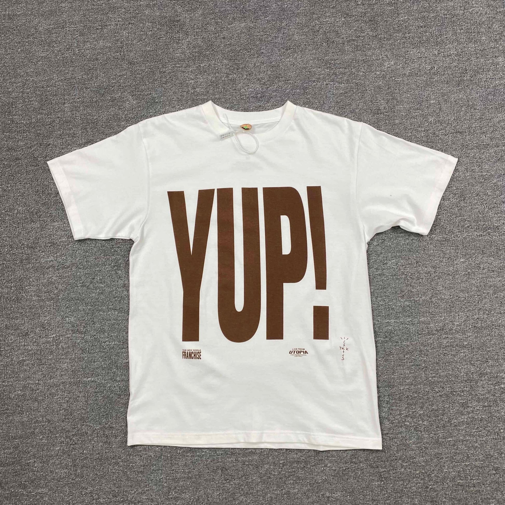 Travis Scott Yup! White Shirt