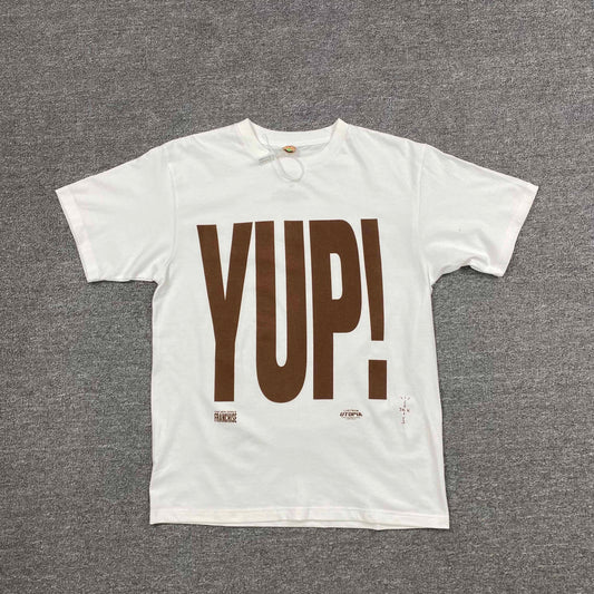 Travis Scott Yup! White Shirt