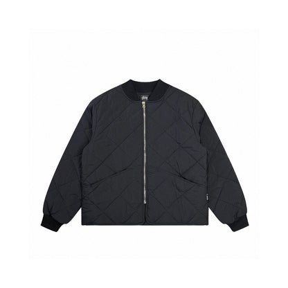STUSSY DICE PRINT JACKET BLACK