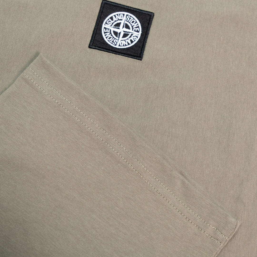 Stone Island Polo In Brown