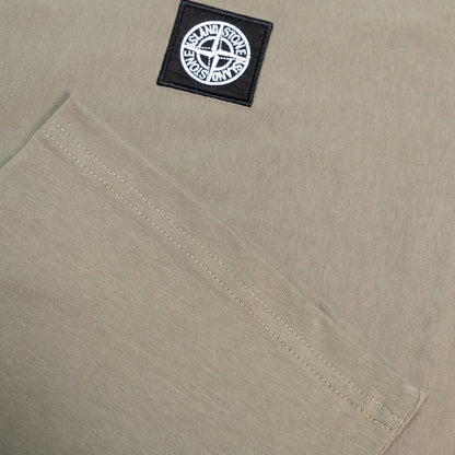 Stone Island Polo In Brown