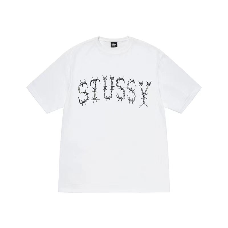 STUSSY THORNS TEE WHITE