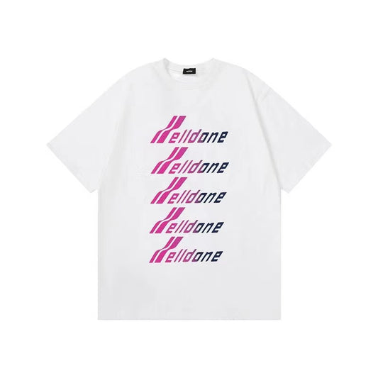 WE11DONE Track 2023 Logo Tee White