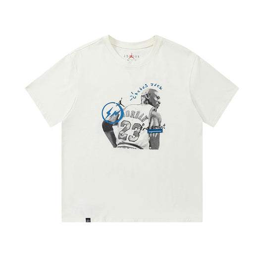 Travis Scott Cactus Jack The Star Print Tee Cream