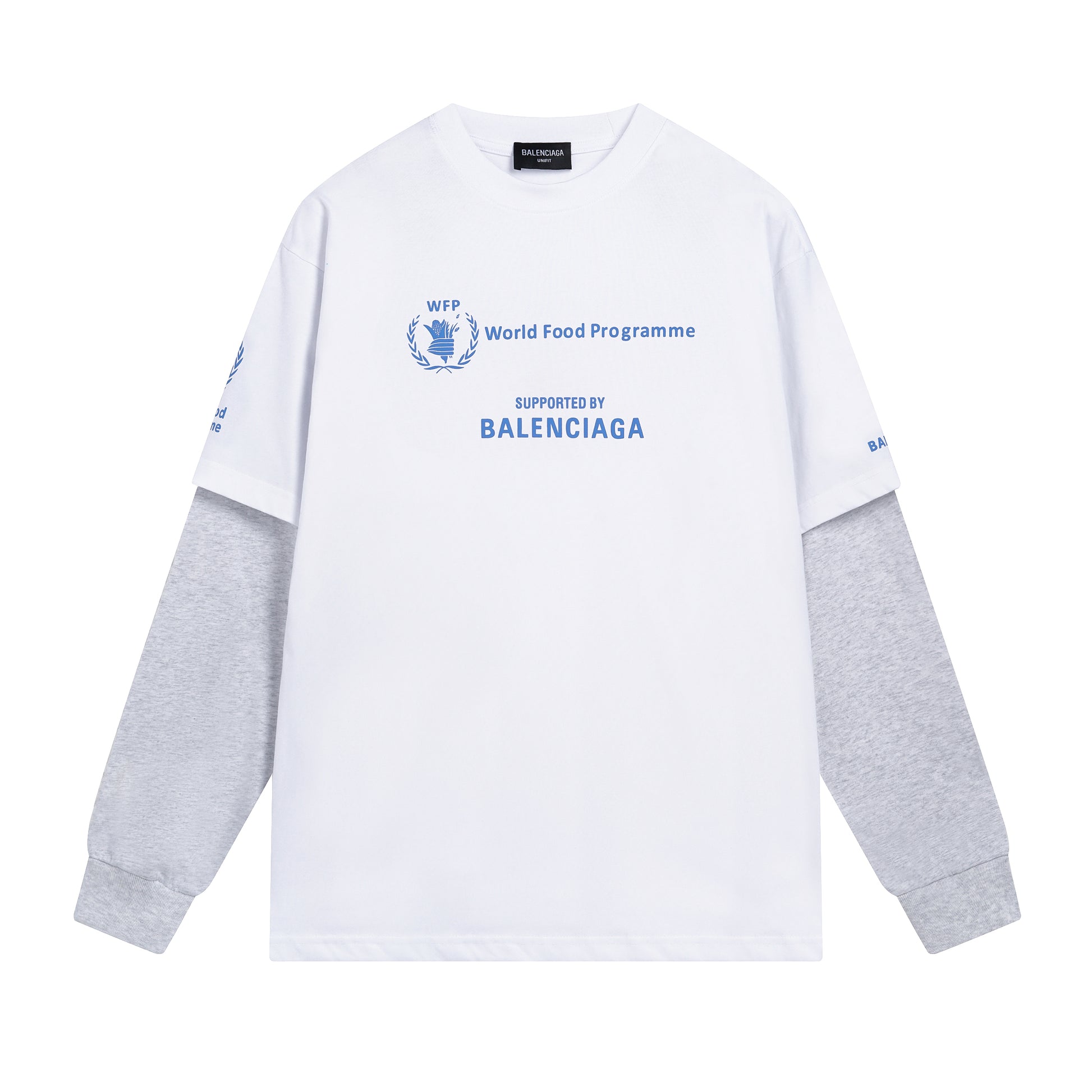 Balenciga logo tee P105 white