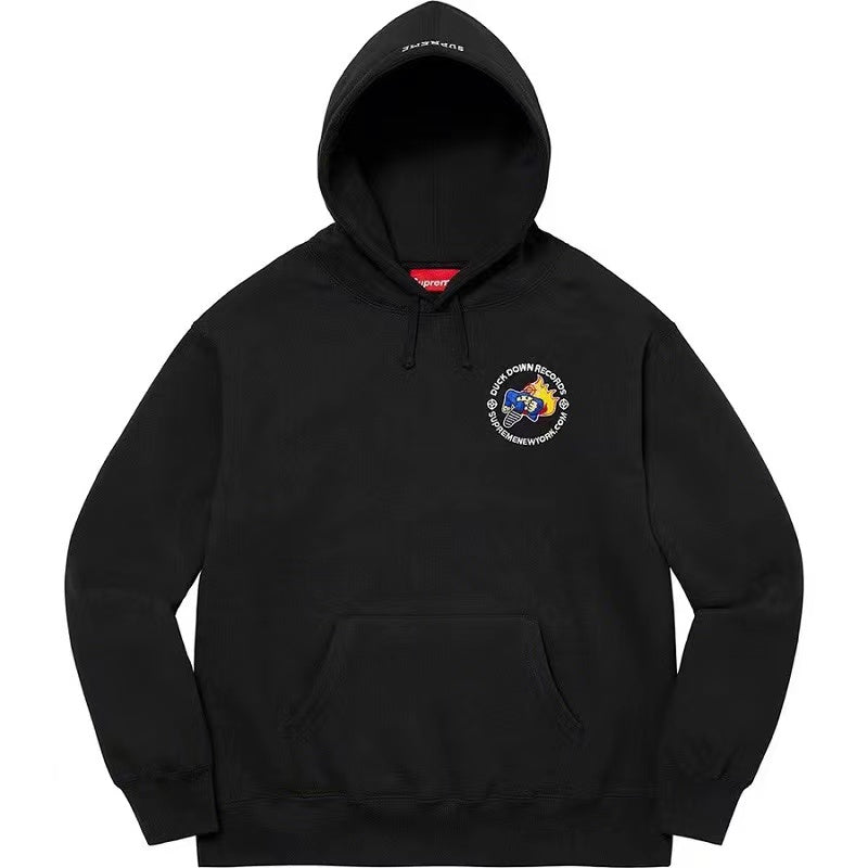 Supreme Duck Down Records Hooded Sweatshirt Black