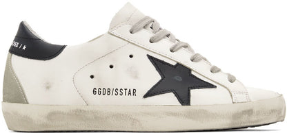 GOLDEN GOOSE حذاء سنيكرز Stardan أبيض وكحلي