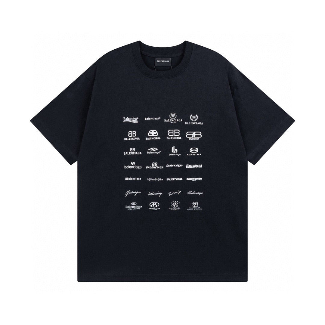 Balenciga logo tee LX2312 black