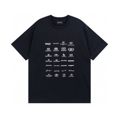 Balenciga logo tee LX2312 black