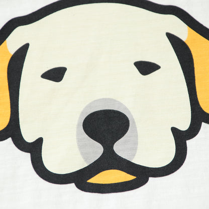 Human Made Dog Head Logo Tee White