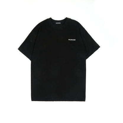 Balenciga logo tee LX008 black