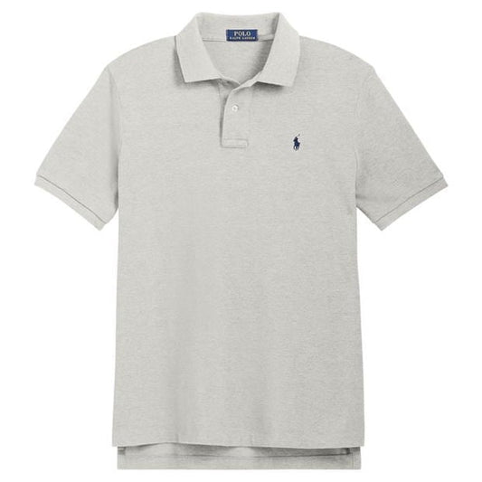 Ralph Lauren Slim Fit Stretch Mesh Polo Grey/Navy
