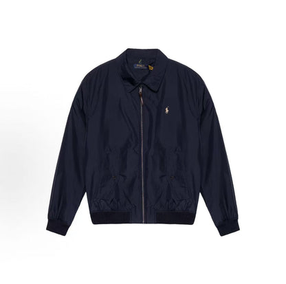 Ralph Lauren Solid-color Logo Embroidery Jacket for Men in Navy Blue