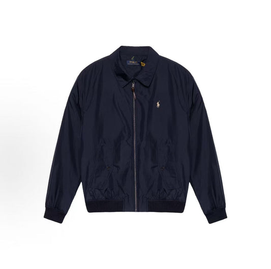 Ralph Lauren Solid-color Logo Embroidery Jacket for Men in Navy Blue