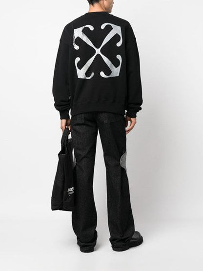 OFF-WHITE Black  Lunar Arrow  sweatshirt