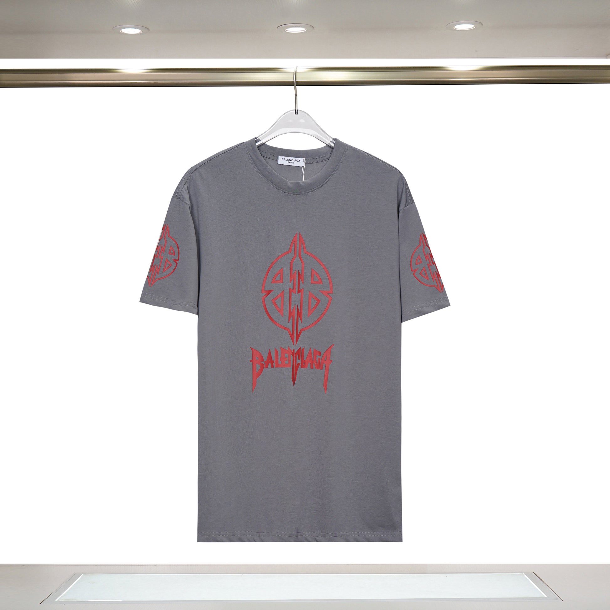 Balenciga logo tee XH-9060 grey