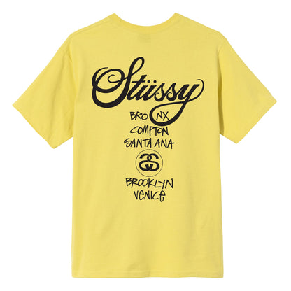 STUSSY WORLD TOUR CREW TEE