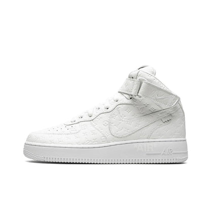 Louis Vuitton Nike Air Force 1 Mid  By Virgil Abloh White