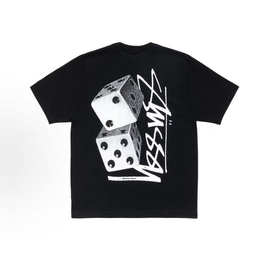 Stussy SS26 Classic Loose Dice Logo Short-Sleeved T-Shirt (The same style for both men and women)