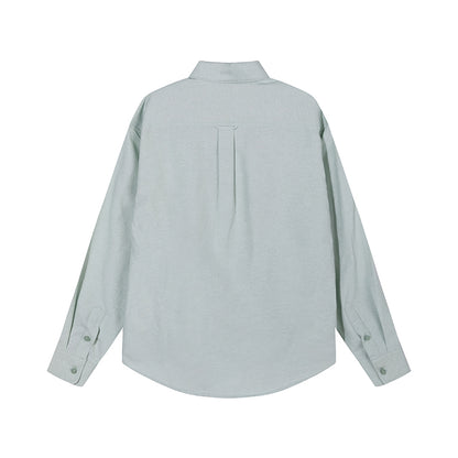 AMI Long Sleeve Logo Shirt Light Green