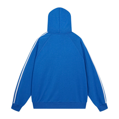 Balenciga jointly  Adidas logo hoodie BL238021 blue
