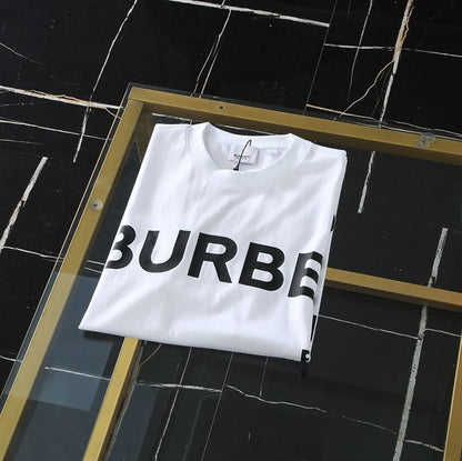 BURBERRY HORSEFERRY PRINT COTTON OVERSIZED T-SHIRT – BRS002