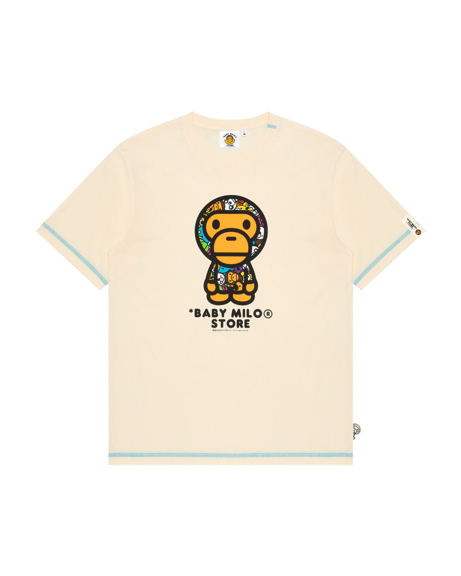 A Bathing Ape Baby Milo tee In Beige