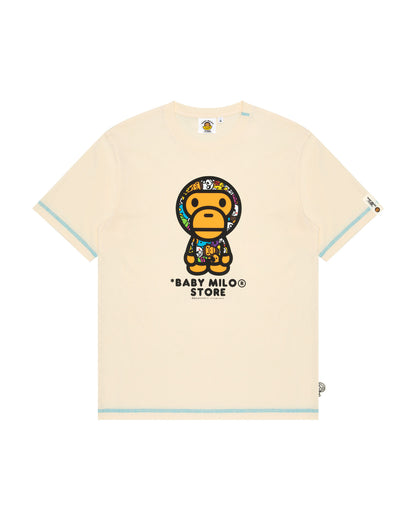 A Bathing Ape Baby Milo tee In Beige
