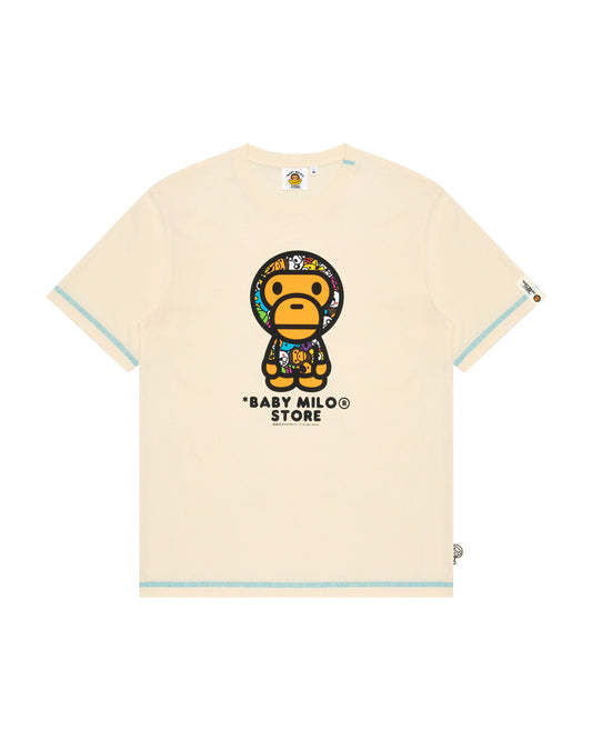 A Bathing Ape Baby Milo tee In Beige