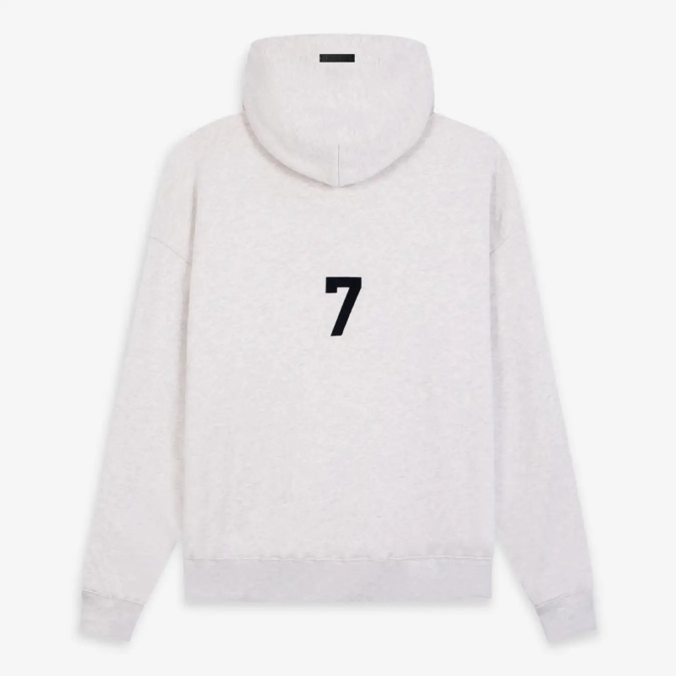 FOG FEAR OF GOD Season 7 main line flocked ABC letter hoodie casual loose sweatshirt gray
