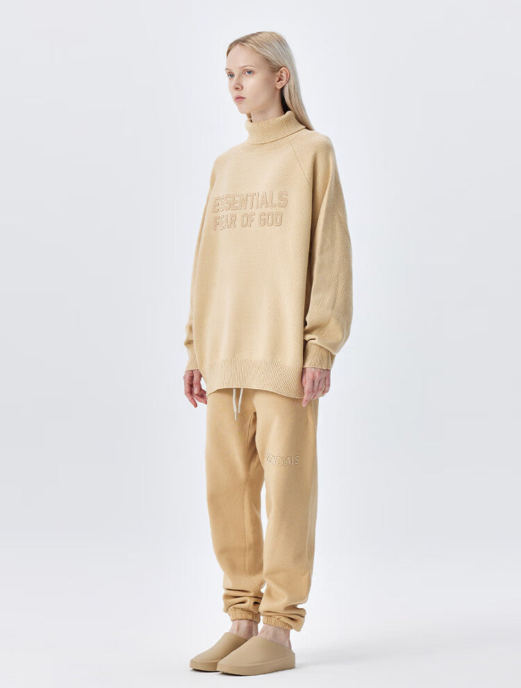 FEAR OF GOD ESSENTIALS 23 double stitch turtleneck sweater