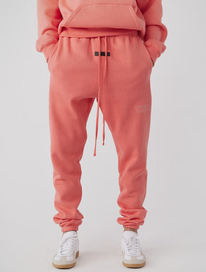 FEAR OF GOD ESSENTIALS Double-row flocked leggings trousers