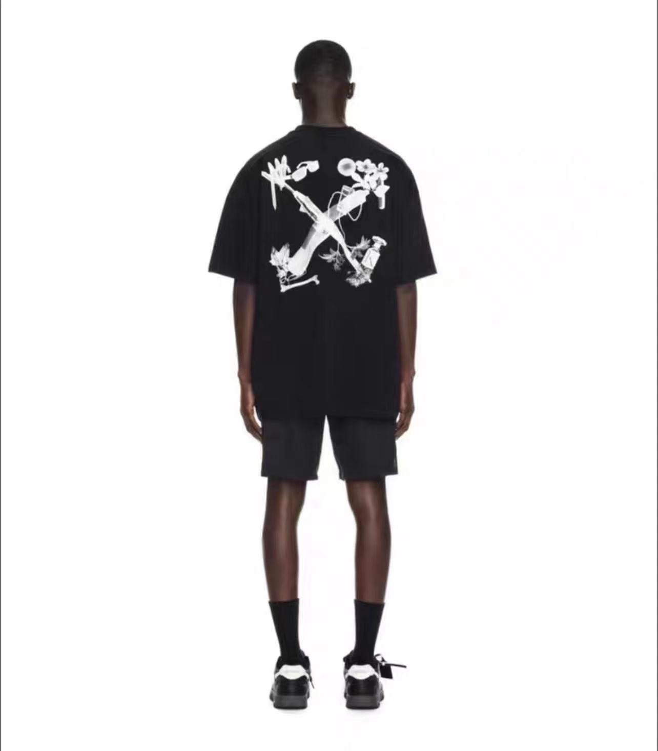 OFF-WHITE Phone Print Shirt Black