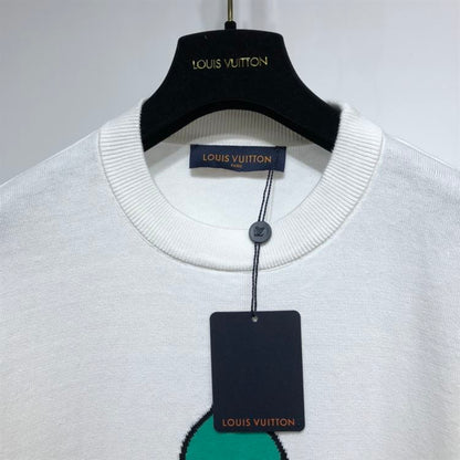 LOUIS VUITTON INTARSIA JACQUARD DUCK CREWNECK – LVTS005