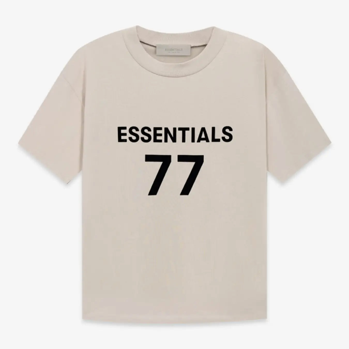 FOG Fear of God 23 Reunion Line 77 Velvet Short -sleeved ESSENTIALS casual T -shirt   wheat-colored