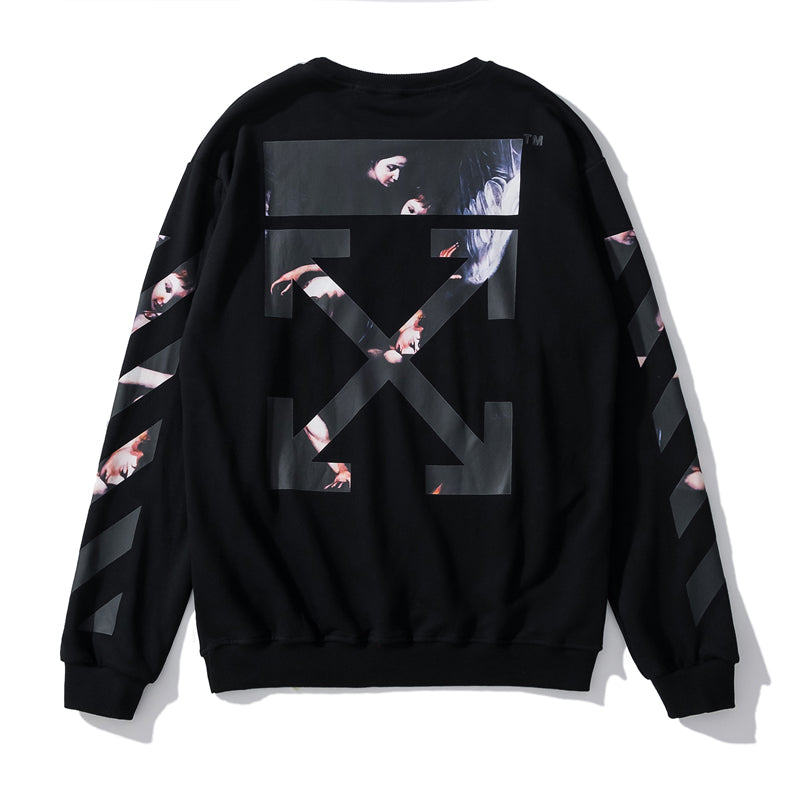 Off-White angel hoodie black