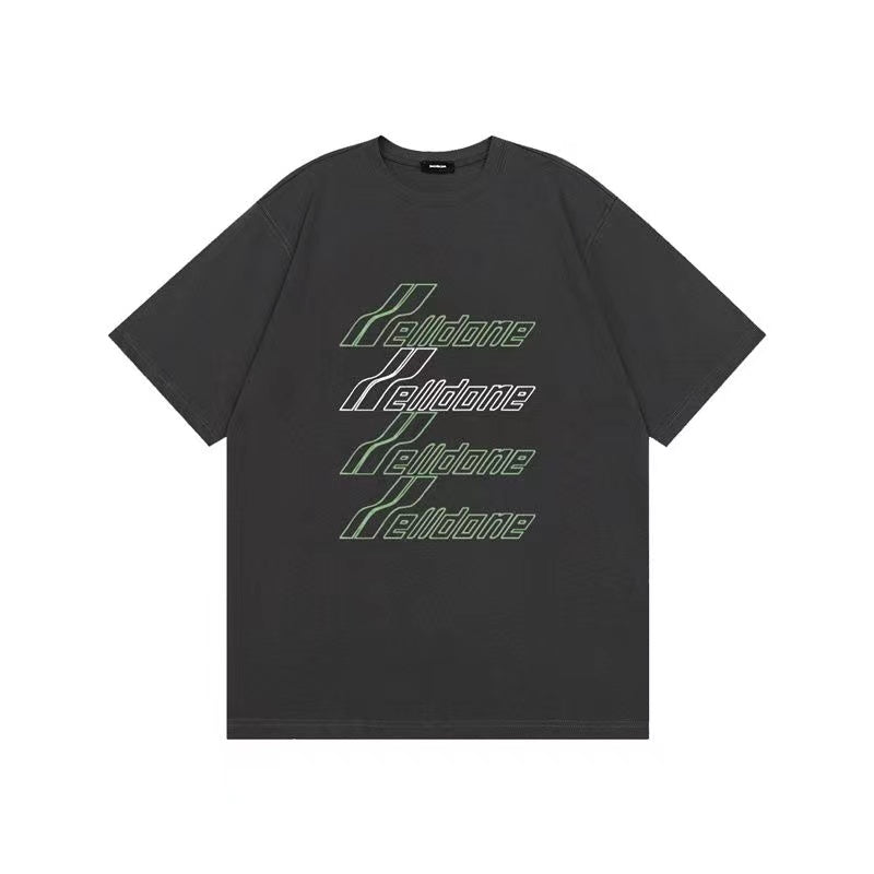 WE11DONE Barrage Classic Tee In Grey