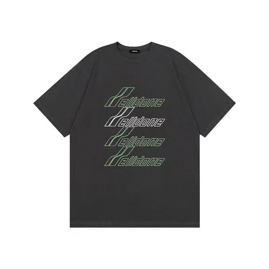 WE11DONE Barrage Classic Tee In Grey