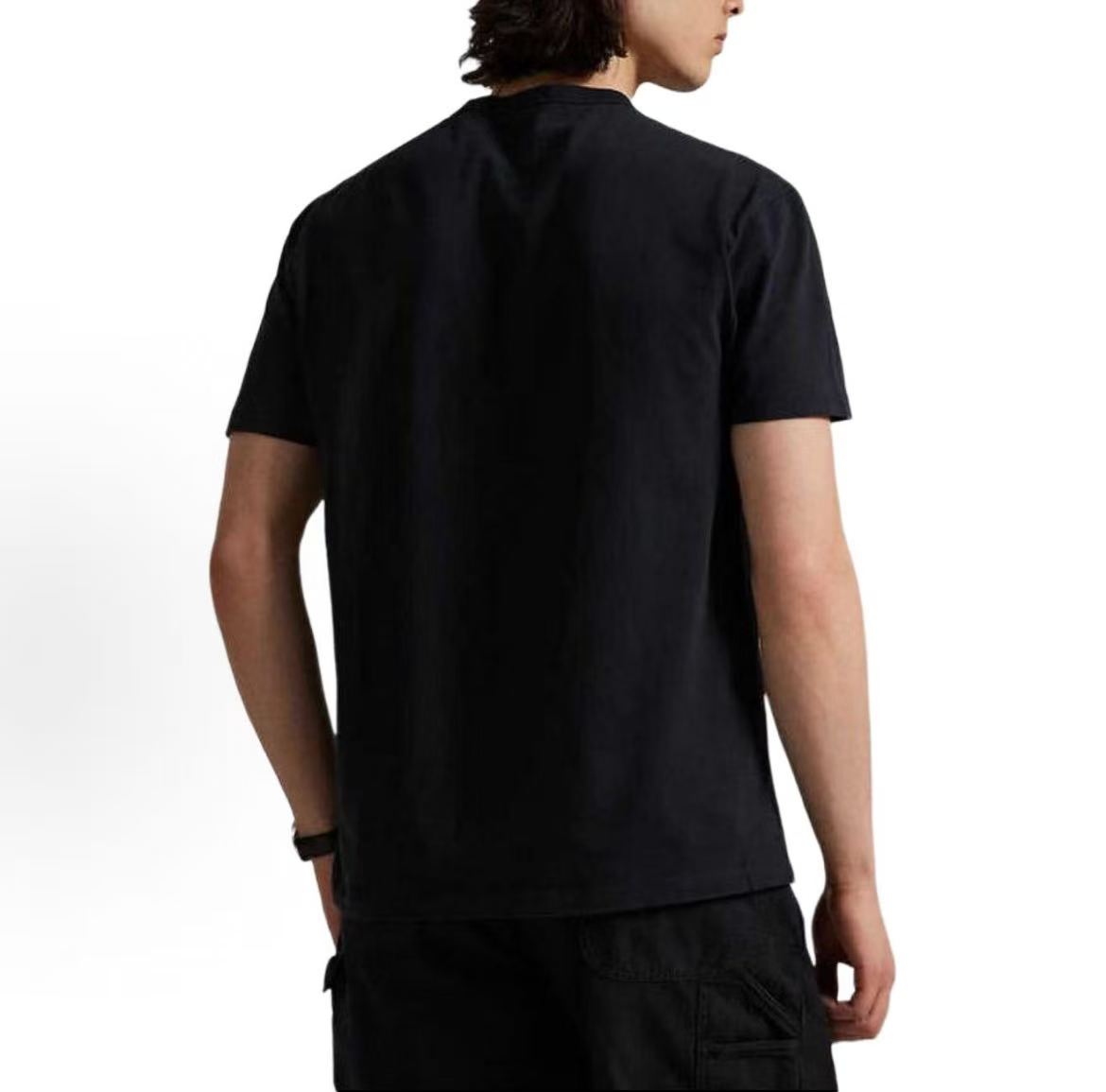 Ralph Lauren SS26 Logo Embroidered Round-neck Cotton Short-sleeve T-shirt - Customized Slim-fit Men's Style