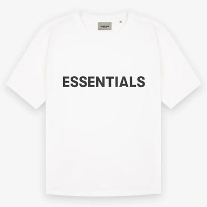 FOG Fear of God 20 Reproduced Short -sleeved Essentials Loose Round Neck T -shirt white