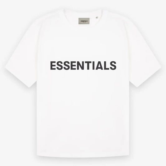 FOG Fear of God 20 Reproduced Short -sleeved Essentials Loose Round Neck T -shirt white