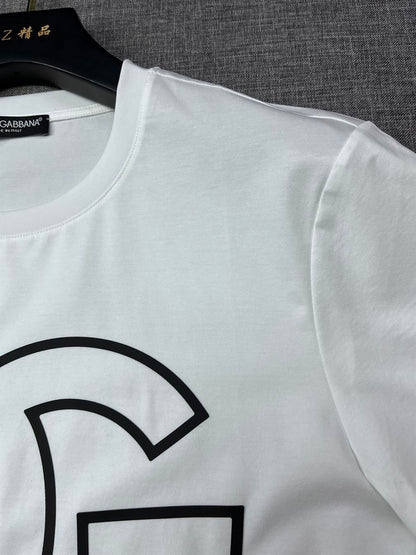 DOLCE & GABBANA COTTON T-SHIRT WITH DG PATCH – DT010
