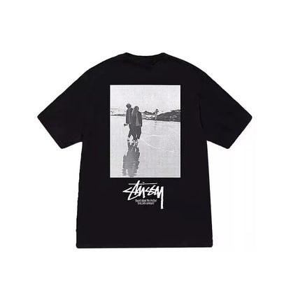STUSSY LOW TIDE TEE BLACK