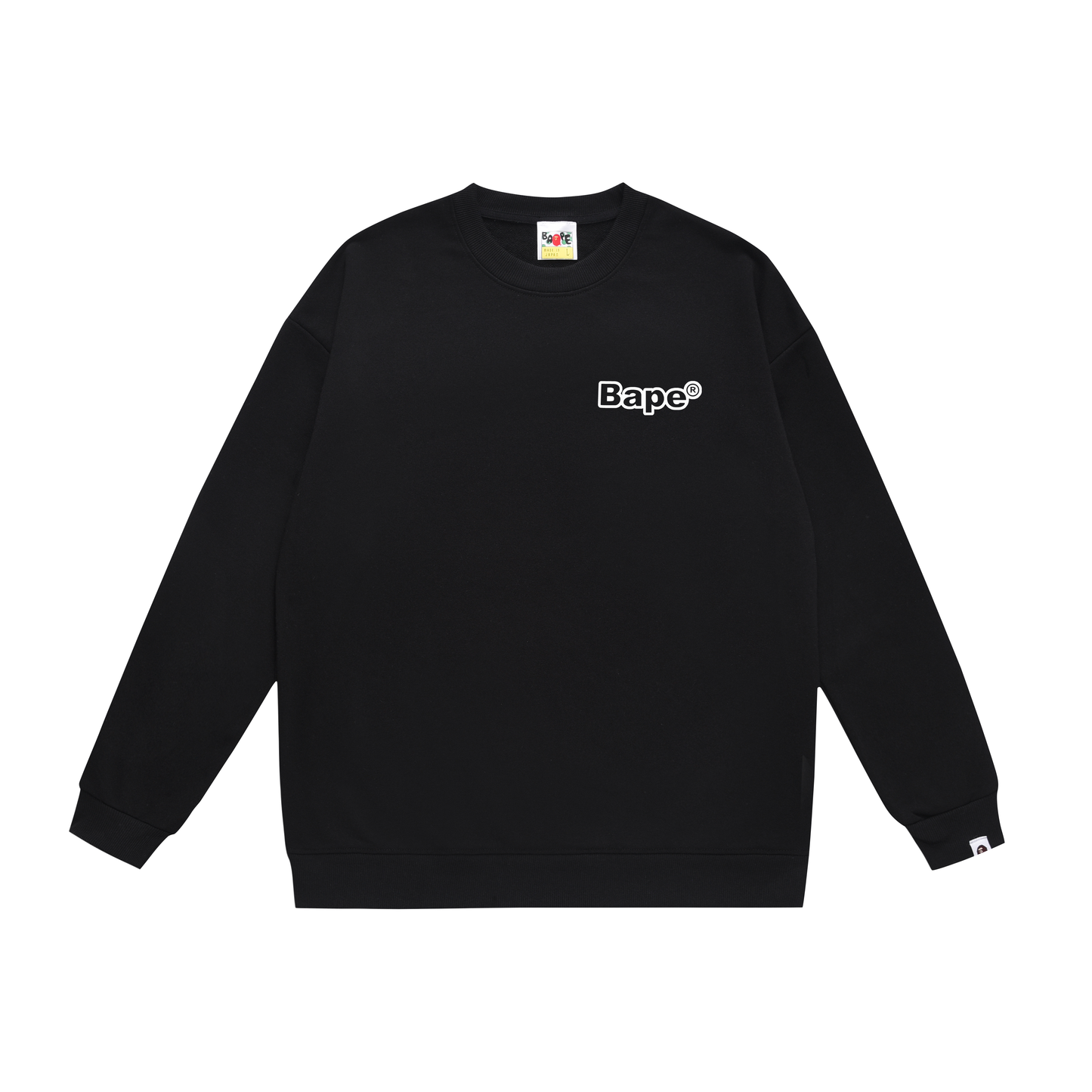 A Bathing Ape Graffiti Logo Print Hoodie Black