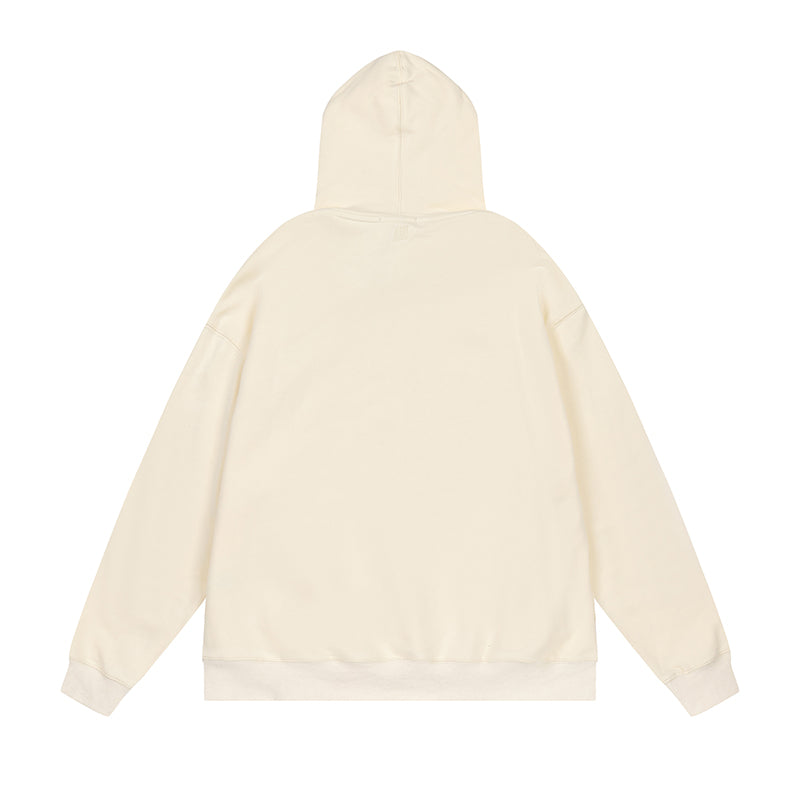 AMI Classic Logo Hoodie Cream