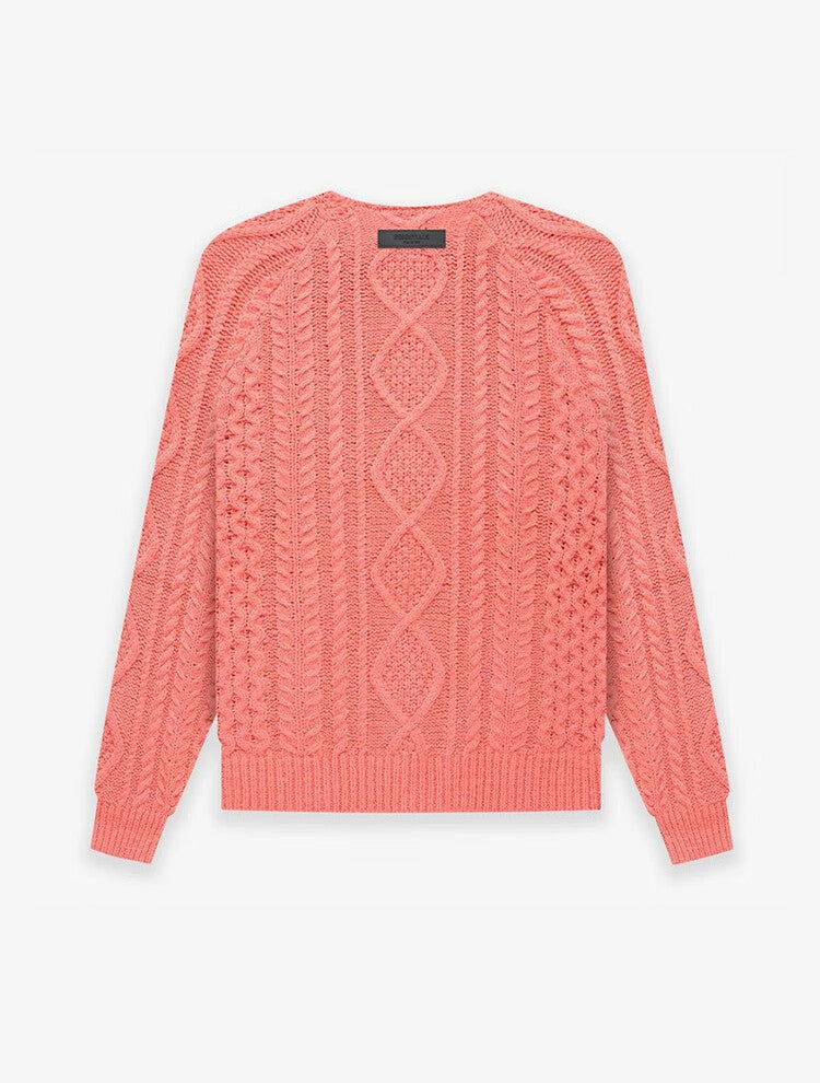 FOG FEAR OF GOD ESSENTIALS 22 Double-stitched vintage twist crew neck sweater