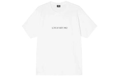 STUSSY  LOVE AND UNITY TEE WHITE