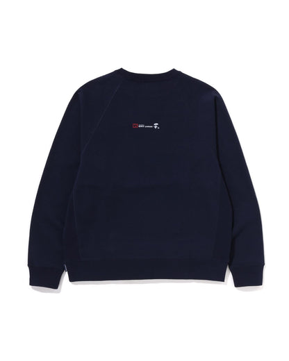 A Bathing Ape Relaxed Fit Crewneck In Dark Grey